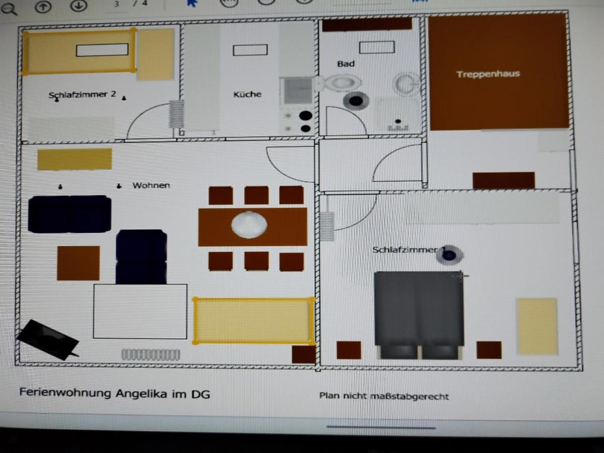 Rhede  Angelika Ferienwohnung Im Dg מראה חיצוני תמונה